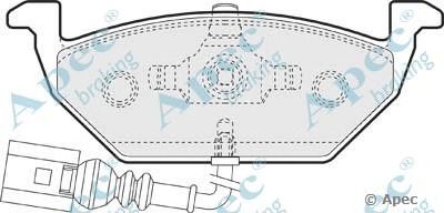 APEC BRAKING pad1109 -  Комплект тормозных колодок, дисковый тормоз